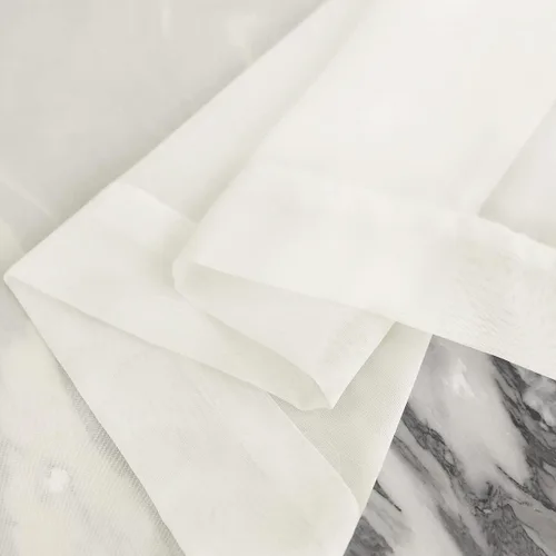 Vista 5 de L&TEC Cortinas transparentes beige para ventana, Beige