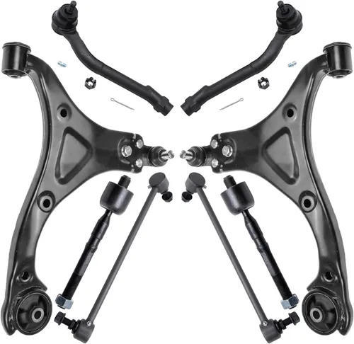 Vista 229 de Detroit Axle - Kit de brazos de control de extremo de 8 piezas para Toyota 2001-2003 Highlander 2002-2003 Camry Lexus ES300, 2 brazos de control