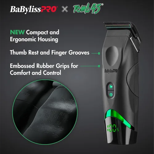 Vista 3 de BaBylissPRO x Cortapelos de carga inalámbrica Tomb45 para hombre