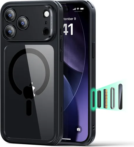 Vista 101 de ESR Funda para iPhone 11, compatible con MagSafe, protección de grado militar a prueba de golpes, funda magnética para iPhone 11, funda híbrida