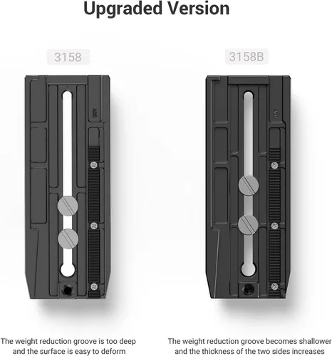 Vista 9 de SmallRig Placa de liberación rápida de 5 pulgadas para cardán tipo Manfrotto diseñada para DJI RS 4 / RS 4 Pro/RS 2 / RSC 2 / Ronin-S/RS 3 / RS 3