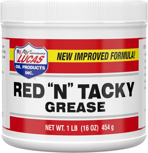 Vista 3 de Lucas Oil 10318 Red N Tacky Grease Paquete combinado de 3 onzas