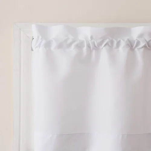 Vista 2 de Fibra Martine 918 - Juego de 3 cortinas de cocina de microfibra