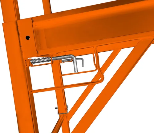 Vista 7 de WEN 31110T - Andamio multiusos de acero con ruedas y capacidad de 1,000 libras de estilo Baker de 6.25 pies