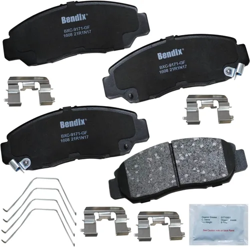 Vista 44 de Pastillas de freno delanteras semi-metálicas Bendix Priority1 CFM1774 para Ford Transit 2019-2017, Transit-150 2021-2015, Transit-250 2021-2015