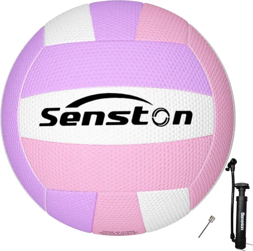 Vista 10 de Senston Balón de voleibol suave tamaño oficial 5 - Voleibol de playa para jugar al aire libre/entretenimiento