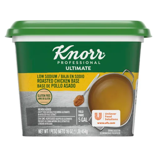 Vista 10 de Knorr Professional Ultimate - Base de pasta de pollo sin gluten, sin sabores ni conservantes artificiales, sin MSG añadido, colores de fuentes