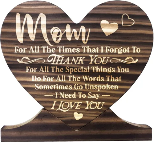 Vista 13 de Placa de madera de 5º aniversario, placa de madera de regalo, corazón, letrero de madera de corazón, regalos unisex, 5ª boda para ella, para él