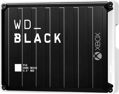 WD_BLACK P10 Game Drive - Disco duro externo portátil para Xbox, con 1 mes de Xbox Game Pass, 5TB, WDBA5G0050BBK-WESN
