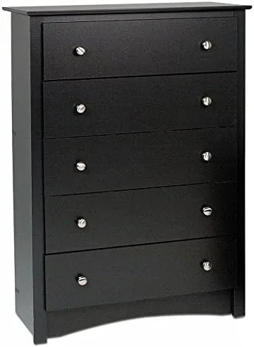 Vista 5 de Prepac Sonoma - Cómoda doble de 6 cajones para dormitorio, 16 pulgadas de profundidad x 59 pulgadas de ancho x 29 pulgadas de alto, color negro