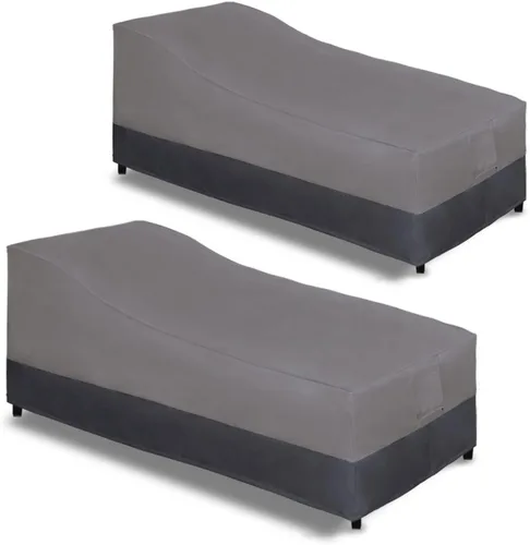 Vista 17 de Easy-Going Funda impermeable para tumbona para exteriores, funda para silla de patio resistente, resistente al viento, funda para muebles