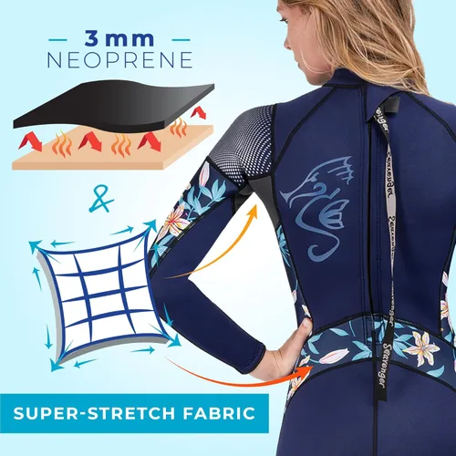 Vista 2 de Traje de neopreno Seavenger Alpha de 3mm completo