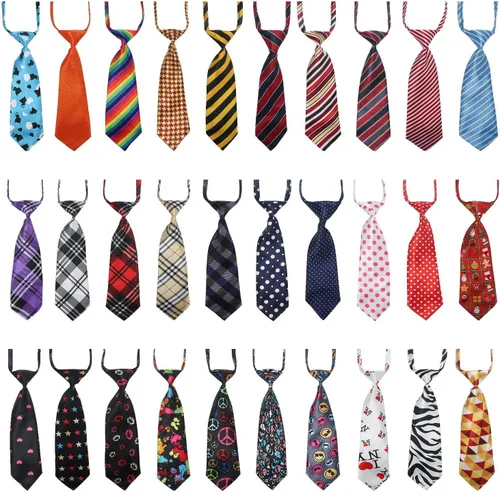 Vista 10 de Segarty Corbatas para perros grandes, corbata para el cuello de mascotas, con cuello ajustable, corbatines a granel, corbatines a granel, accesorios