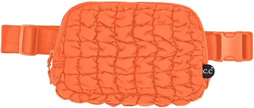 Vista 27 de C.C Riñonera de Cintura para Mujer – Riñonera Acolchada Cruzada de Cintura con Correa Ajustable, Idea de Regalo de Moda, Gris camuflaje