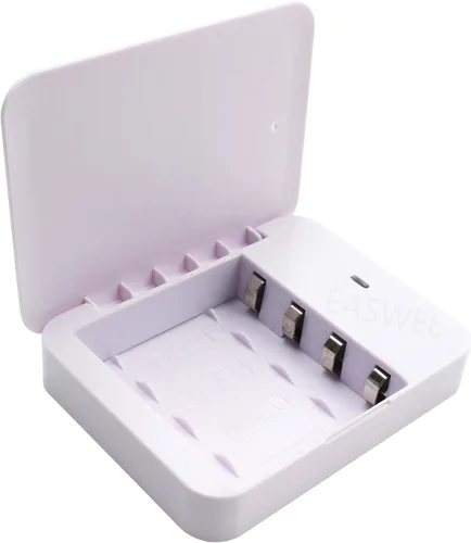 Vista 2 de EASWEL - Batería USB de emergencia Compacto portátil 4 pilas AA