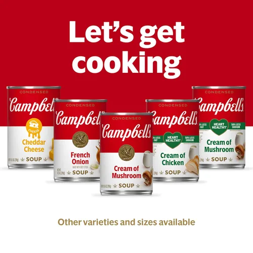 Vista 7 de Sopa Campbell's Condensada Crema de Apio 98% Libre de Grasa, Lata de 10.5 Onzas