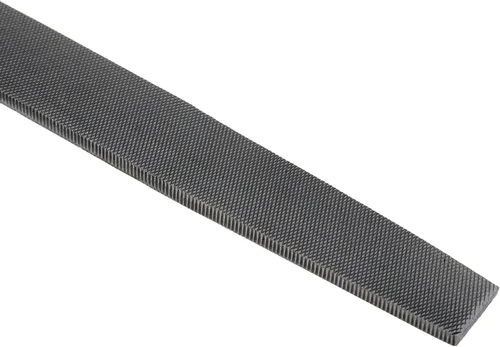 Vista 5 de Lima plana de 6 pulgadas de longitud, lima de mano de acero de alto carbono con mango ergonómico para remover, refinar, dar forma y raspar proyectos
