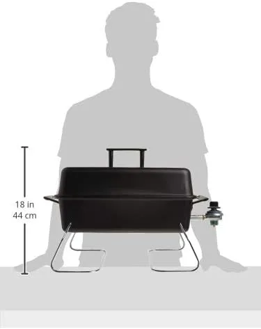 Vista 8 de Parrilla de gas portátil Char-Broil, parrilla estándar, Estándar, Negro