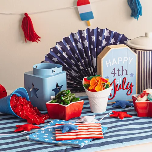 Vista 5 de Dulces Albanese, ositos de goma Freedom, bolsa de 5 libras