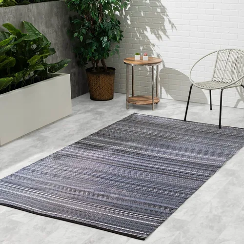 Vista 16 de Fab Habitat Alfombra Rayada para Exteriores - Impermeable, Resistente a la Decoloración, Sin Arrugas, Reversible - Plástico Reciclado Premium