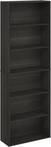 Vista 38 de Furinno Jaya Simply Home Librería abierta de 6 niveles, roble francés