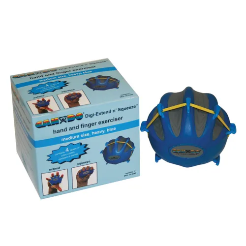 Vista 8 de Ejercitador de manos Digi-Extend n' Squeeze de CanDo, S, Negro , 1