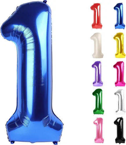 Vista 332 de Globo negro del número 0 de 40 pulgadas – globo número 0, decoraciones