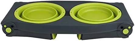 Vista 3 de Dexas Popware - Comedero doble para mascotas altura ajustable