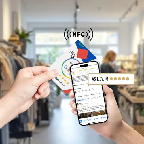 Vista 6 de Soporte para tarjetas de revisión con código QR, Una tarjeta