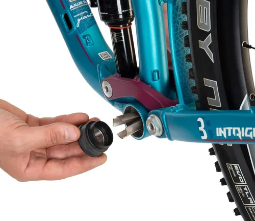 Vista 4 de Park Tool Herramienta de extracción de ajuste a presión para rodamientos internos de soporte inferior herramientas de reparación de bicicletas