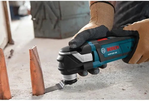Vista 5 de Bosch GOP18V-28N 18 V EC Herramienta multiuso oscilante sin cepillo - Diseño versátil y compacto con potencia mejorada con StarlockPlus