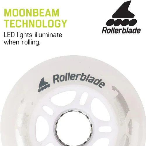 Vista 2 de Rollerblade Ruedas Moonbeam de 2.835 in, paquete de 4