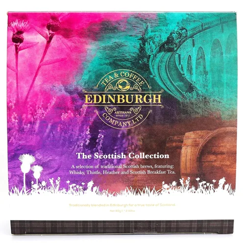 Vista 2 de Edinburgh Tea & Coffee Company, The Scottish Collection - Paquete variado de 4 sabores, 40 sobres de té