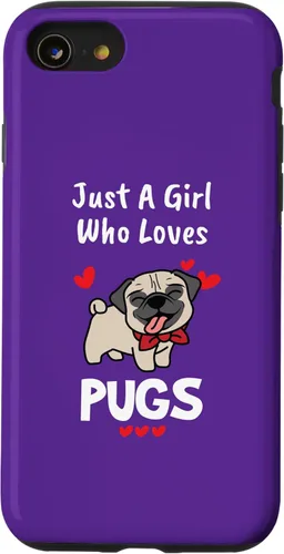 Vista 18 de Animal Pug Lover Women Girls Love Pugs Case for iPhone 16