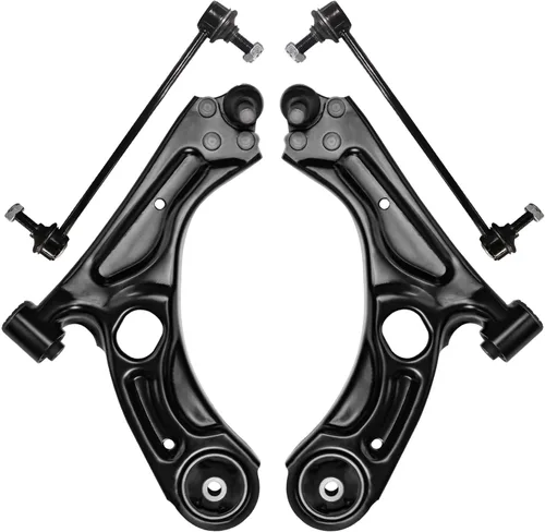 Vista 85 de Detroit Axle - 4 brazos de control traseros para Ford C-Max Focus Mazda 3 5 Volvo C30 C70 S40 V50, 4 brazos de control superior e inferior