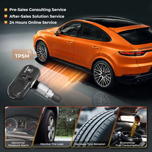 Vista 6 de Jsueng 1 paquete de sensor del sistema de monitoreo de presión de neumáticos compatible con Toyota Camry Rav4 Highlander Yaris Corolla Lexus, sensor