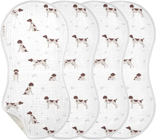 Vista 15 de Lindos paños de muselina de panal de abeja para bebé, 1 paquete de 100% algodón, baberos para niño y niña