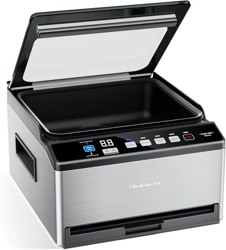 DualCore CVS101 Chamber Vacuum Sealer for Liquids & Sous Vide, 6L Dual Vacuum Zones & Extra-Wide Bag Clamp, 230W Dual-Core Dry Pump x4,