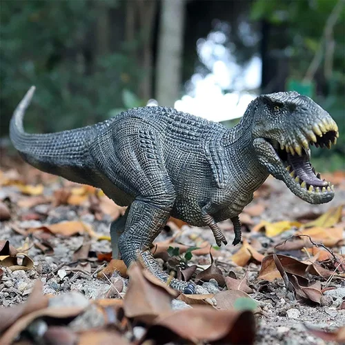 Vista 3 de COYKA - Figura de acción Jurassic Tarbosaurus - Parque de juguetes de dinosaurios - Azul - 15 pulgadas
