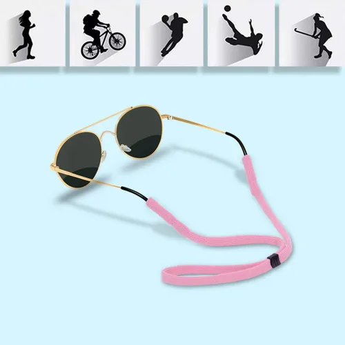 Vista 5 de Correa de gafas (2 piezas) Correa de gafas deportivas Retenedor ajustable de gafas de sol para hombres mujeres