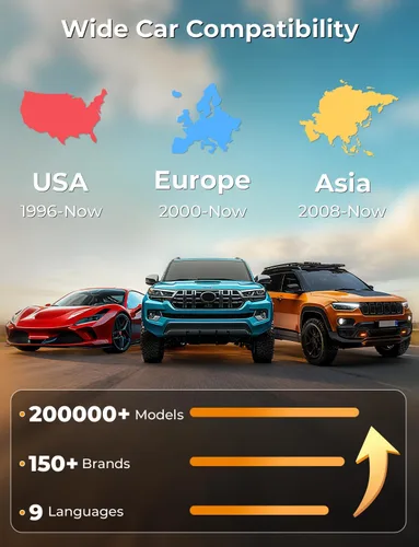 Vista 8 de AUTOPHIX Escáner OBD2 3210 Bluetooth, lector de código inalámbrico para automóvil, comprueba la luz del motor y la batería, herramienta de escáner