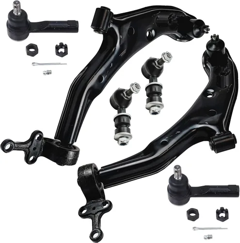 Vista 213 de Detroit Axle - Kit de suspensión de 6 piezas para Chevy Equinox GMC Terrain 2010-2017 2010-2017 brazos de control inferiores con rótulas, 2