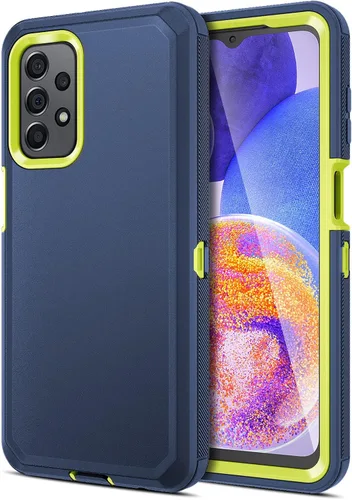 Vista 14 de Jiunai Funda para Samsung A23, a prueba de golpes, antipolvo, resistente, resistente, de doble capa, borde elevado, funda protectora al aire libre