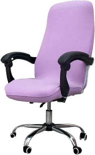Vista 16 de Melaluxe - Funda elástica universal para silla de oficina, funda para silla de computadora (Tamaño: L) - Azure