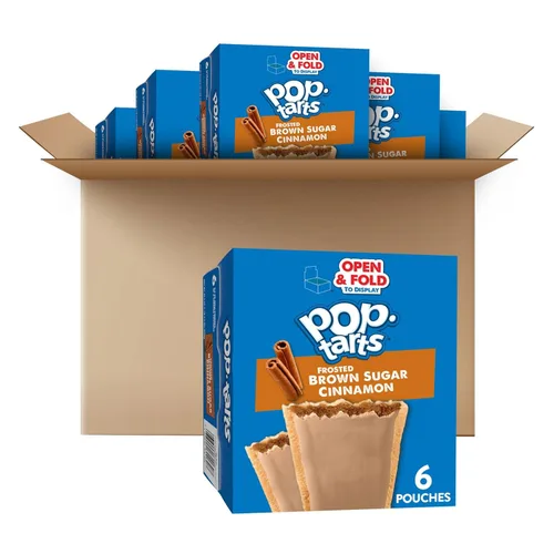 Vista 12 de Pop-Tarts Pasteles tostadores, fresa esmerilada, 22 onzas (72 unidades)