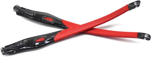 Vista 13 de HKUCO Goma Reemplazo Transparente Negro Marco Patas Para Oakley Crosslink Barrer/Interruptor Gafas Marco