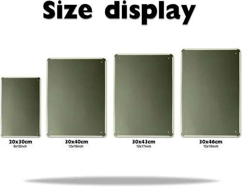 Vista 2 de Blacksmith Póster de metal con texto en inglés «Everything Will Kill You, So Choose Something Interesante», arte retro elegante, taberna, garaje