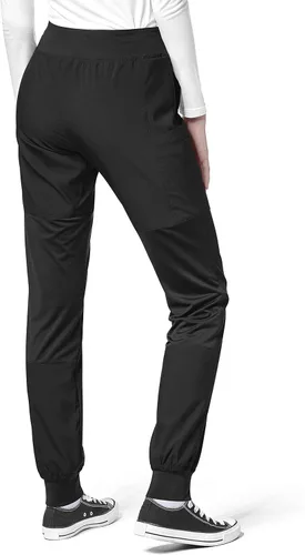 Vista 2 de WonderWink Pantalón deportivo tipo cargo con cintura cómoda para mujer