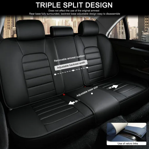 Vista 15 de 5 fundas de asiento para Lexus is 250C 2010-2015, fundas de asiento de automóvil de cuero, impermeables, antideslizantes, fundas de asiento