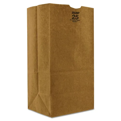 General GX2560S #25 - Comestible de papel, 57 libras Kraft, extra resistente, 8 1/4 x 6 1/8 x 15 7/8, (caja de 500 bolsas)